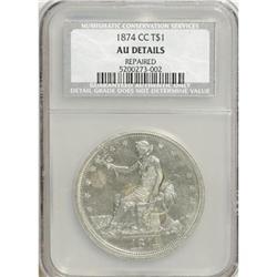 1874-CC T$1 AU52 CSN