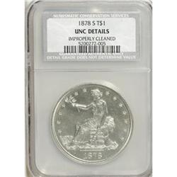 1878-S T$1 MS60 CSN