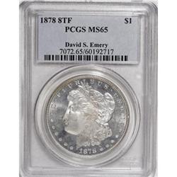 1878 8TF $1 MS65 PCGS