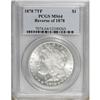 Image 1 : 1878 7TF $1 Reverse of 1878 MS64 PCGS