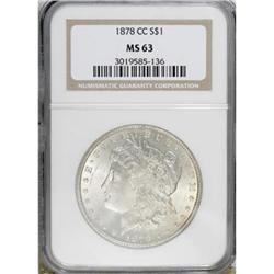 1878-CC $1 MS63 NGC