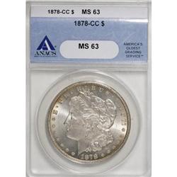 1878-CC $1 MS63 ANACS