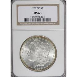1878-CC $1 MS63 NGC