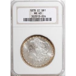 1878-CC $1 MS63 NGC