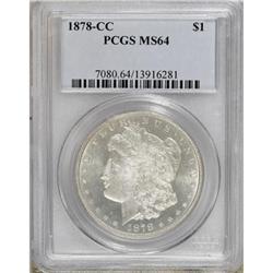 1878-CC $1 MS64 PCGS