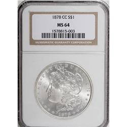 1878-CC $1 MS64 NGC