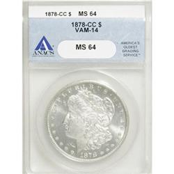 1878-CC $1 MS64 ANACS