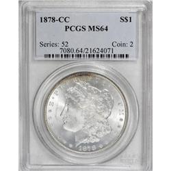 1878-CC $1 MS64 PCGS