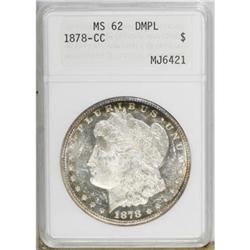 1878-CC $1 Deep Mirror Prooflike MS62 ANACS