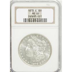 1878-S $1 MS65 NGC