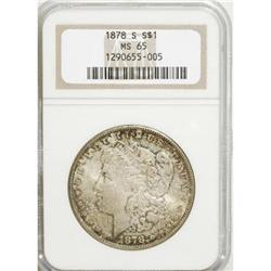 1878-S $1 MS65 NGC