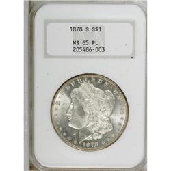 1878-S $1 Prooflike MS65 NGC