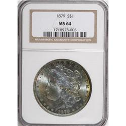1879 $1 MS64 NGC