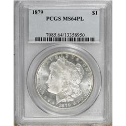 1879 $1 Prooflike MS64 PCGS