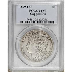 1879-CC $1 Capped Die VF30 PCGS