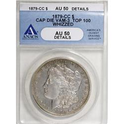 1879-CC $1 Capped Die AU50 ANACS
