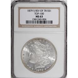 1879-S $1 Reverse of 1878 MS63 NGC