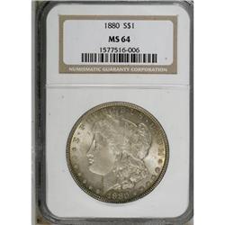 1880 $1 MS64 NGC