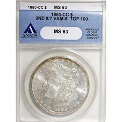 1880-CC $1 MS63 ANACS