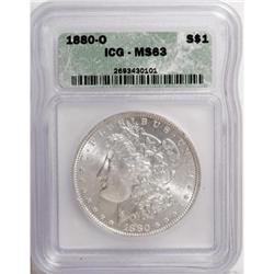 1880-O $1 MS63 ICG