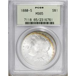 1880-S $1 MS65 PCGS