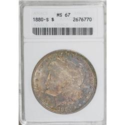 1880-S $1 MS67 ANACS