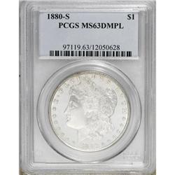 1880-S $1 Deep Mirror Prooflike MS63 PCGS