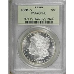 1880-S $1 Deep Mirror Prooflike MS64 PCGS