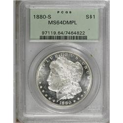 1880-S $1 Deep Mirror Prooflike MS64 PCGS