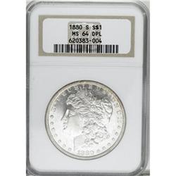 1880-S $1 Deep Mirror Prooflike MS64 NGC