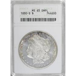 1880-S $1 Deep Mirror Prooflike MS65 ANACS