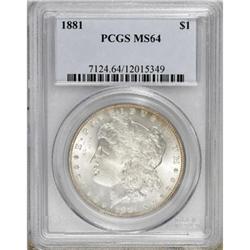 1881 $1 MS64 PCGS