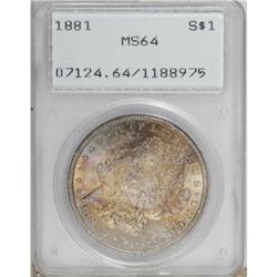 1881 $1 MS64 PCGS