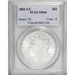 1881-CC $1 MS64 PCGS