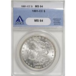 1881-CC $1 MS64 ANACS