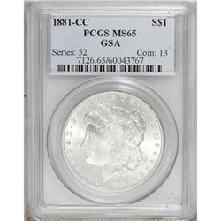 1881-CC $1 MS65 PCGS