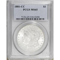 1881-CC $1 MS65 PCGS