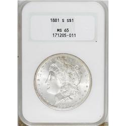 1881-S $1 MS65 NGC