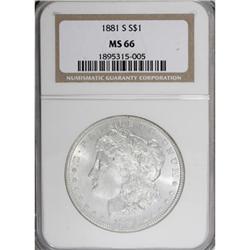 1881-S $1 MS66 NGC