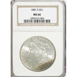 1881-S $1 MS66 NGC
