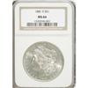 Image 1 : 1881-S $1 MS66 NGC