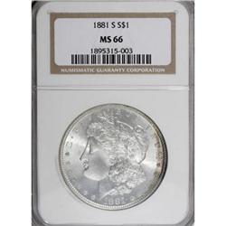 1881-S $1 MS66 NGC