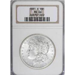 1881-S $1 MS66 NGC