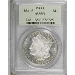 1881-S $1 Prooflike MS65 PCGS