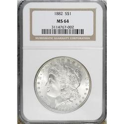 1882 $1 MS64 NGC