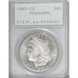 1882-CC $1 Deep Mirror Prooflike MS64 PCGS