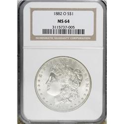 1882-O $1 MS64 NGC