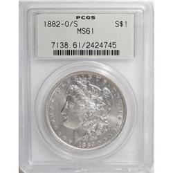 1882-O/S $1 MS61 PCGS