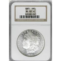 1883 $1 Prooflike MS65 NGC