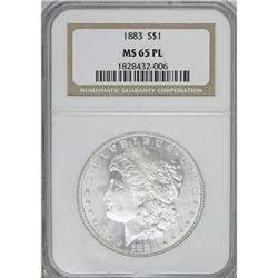 1883 $1 Prooflike MS65 NGC